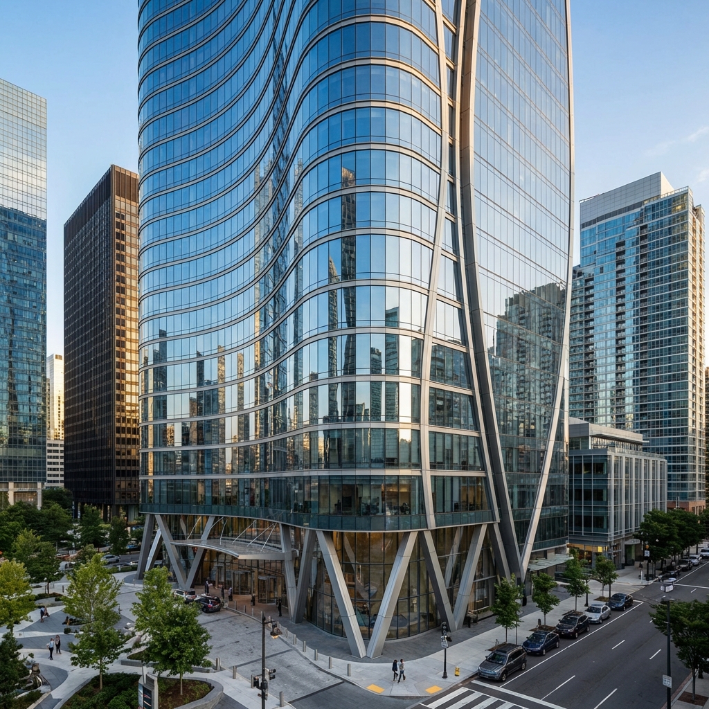 Modern office building